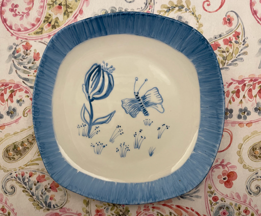 Plato azul