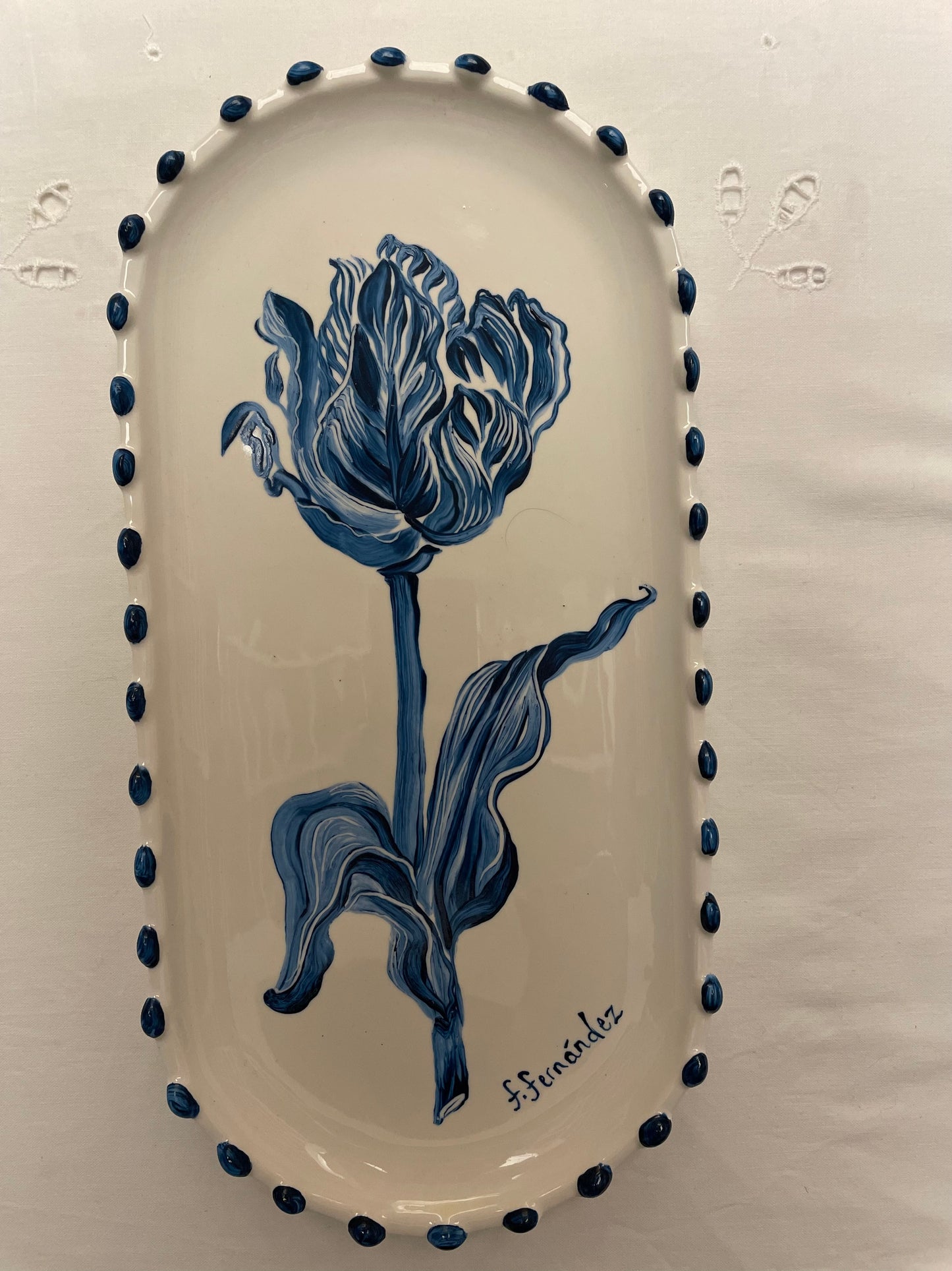 Fuente Blue Flower